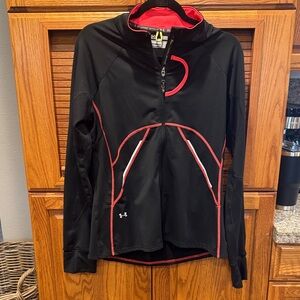 Under Armour Black Jacket with Red Trim